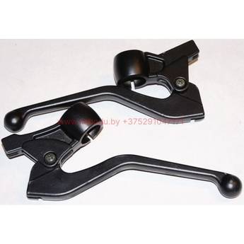 Ручка сцеплления +ручка переднего тормоза с кронштейнами в сборе мотоцикл Минск 3.112,МТЗ-06(УД-15)