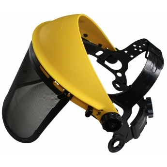 Маска с сеткой для бензотриммера (желт.)