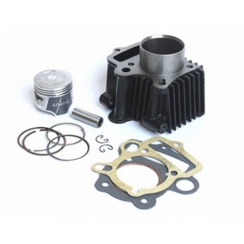 Поршневая группа ЦПГ 152FMB (d=52,4mm) 125cc мопед <b>Alpha,Delta,Viper, Dingo, Active, Racer,RX-8,125 cc</b> в сборе 