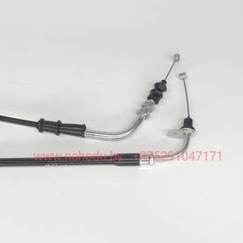 Трос газа 4T (139QMB) GY6-50,GY6-60,GY6-80 (трубка + флажок)