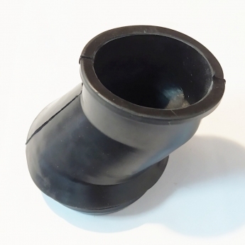 Переходник карбюратора резиновый мотоцикл Ява 12V - 638 (гнутый)