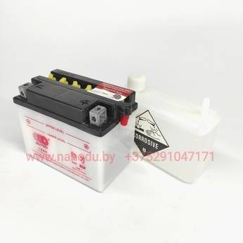 Аккумулятор 12v 4Аh сухозаряженный с электролитом(120x70x92)