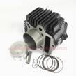 Поршневая группа ЦПГ 152FMB (d=52,4mm) 110cc мопед <b>Alpha,Delta,Viper, Dingo, Active, Racer,RX-8,110 cc</b> в сборе (низкий 93мм)