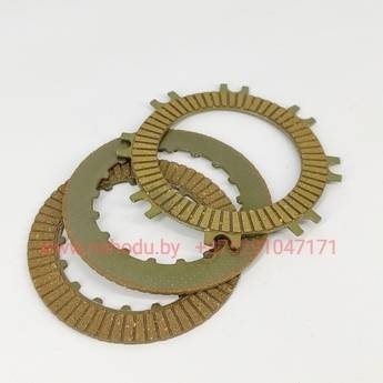 Диск сцепления (феродо) мопед Alpha,Delta,Viper, Dingo, Active, Racer,RX-8, JH-70, 1P39, 139FMB, 147FMH, 152FMH, автомат (2 ведущих+ 1ведомый)