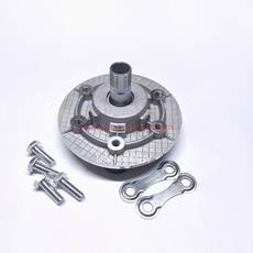 Ступица (основание )задней звезды мотоцикла Минск 3.112 в сборе с полуосью