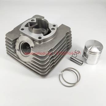 Поршневая в сборе для мотоцикла Минск Лидер (Шпилька, Прямой выхлоп)