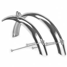 Щиток для дорожный велосипед (задний, передний) 28" (Хром)