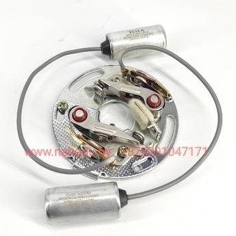 Контактная группа для мотоцикла Ява 12V - 638, 6V-634 в сборе с конденсаторами и контактами