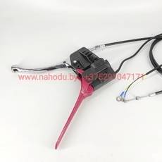 Трос сцепления нового образца с рычагом сцепления (+ датчик) Мотоблок УД-15,УД-25