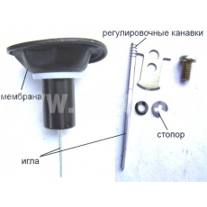 Мембрана карбюратора 4T (139QMB) GY6-50,GY6-60,GY6-80(d=16-18mm)